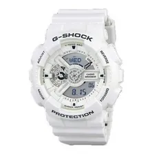 Relógio Casio G-shock Masculino Branco Ga-110mw-7adr Foto  mini 1