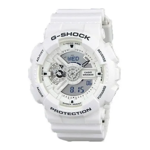 Relógio Casio G-shock Masculino Branco Ga-110mw-7adr Foto 1