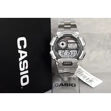 Relógio Casio Masculino Ae-1400whd-1avdf Sport World Map Foto mini 4