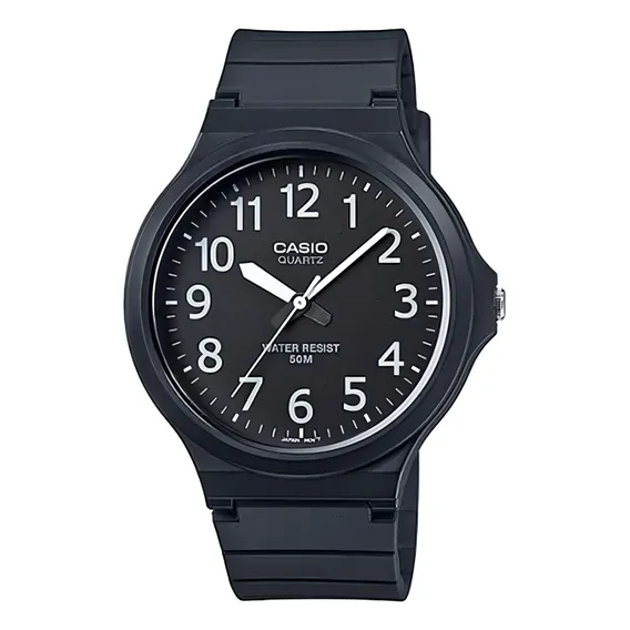 Relógio Casio Masculino Analógico Mw240 Preto Original Foto 1