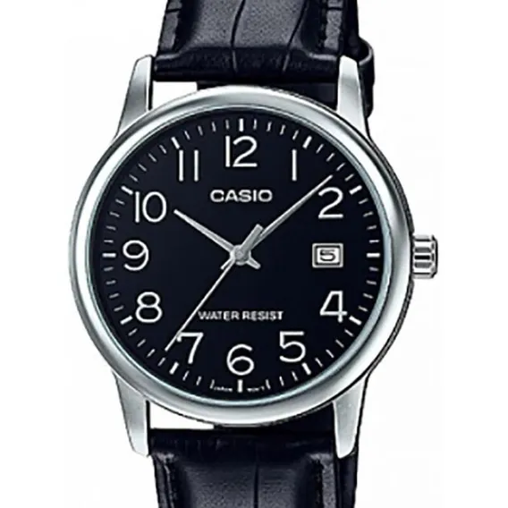 Relógio Casio Masculino Classico Couro - Mtp-v002l-1budf-br Foto 1