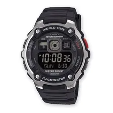 Rel贸gio Casio Masculino Digital Hora Mundial Ae-2000w-1bvdf Foto mini 1