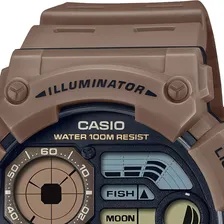 Relógio Casio Masculino Digital Pescaria Pulseira Borracha Foto mini 4