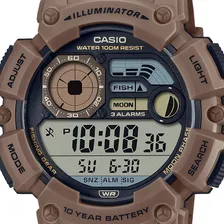 Relógio Casio Masculino Digital Pescaria Pulseira Borracha Foto mini  2