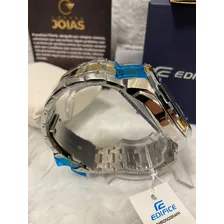 Relógio Casio Masculino Edifice Efr-531d-1a2vudf Completo+nf Foto mini  3