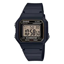 Rel贸gio Casio Masculino Vintage W-217h-9avdf-br Correia Preto Bisel Preto Foto mini 1
