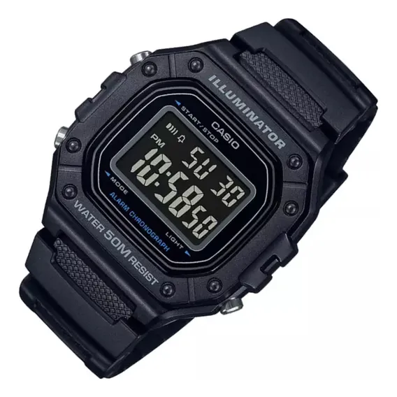 Relogio Casio Masculinoo Standar W-218h-1bvdf Foto 1