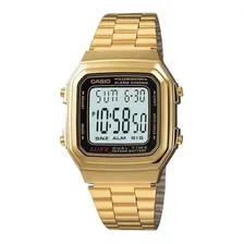 Rel贸gio Casio Unissex Vintage Dourado A178wga-1adf Cor do fundo POSITIVO Foto mini 1