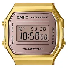 Rel贸gio Casio Vintage Feminino Rose / Dourad A168wecm-5df-br Foto mini 2