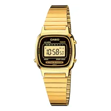 Rel贸gio Casio Vintage La670wga-1df Digital Feminino Dourado Foto mini 2