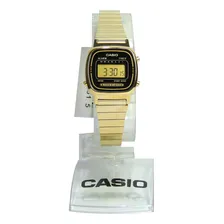 Rel贸gio Casio Vintage La670wga-1df Digital Feminino Dourado Foto mini 3