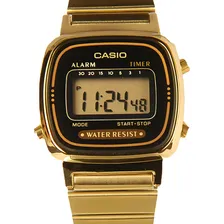 Rel贸gio Casio Vintage La670wga-1df Digital Feminino Dourado Foto mini 1