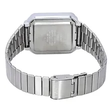 Rel贸gio Casio Vintage Masculino Digital Prata A120we-1adf Foto mini 2