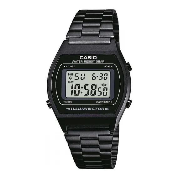 Relógio Casio Vintage Unissex Digital Preto - B640wb-1adf Foto 1