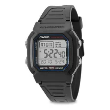 Relógio Casio W-800H-1AV Masculino Digital Preto Cor do fundo Branco Foto  mini 1