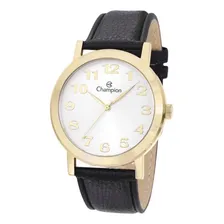 Rel贸gio Champion Cn20971b Dourado Pulseira Couro Foto mini 3
