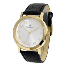 Rel贸gio Champion Cn20971b Dourado Pulseira Couro Foto mini 1