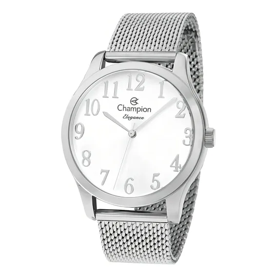 Rel贸gio Champion Elegance Pulseira Mesh Cn26019q Foto 1