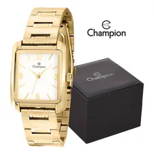 Rel贸gio Champion Feminino Dourado Ch22466w Original + Colar e Brincos Foto mini 4