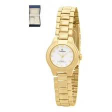 Rel贸gio Champion Feminino Dourado Pequeno + Semi Joia Qtz Foto mini 1
