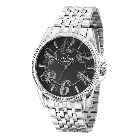 Rel贸gio Champion Feminino Prata Cn27358t + Nota Fiscal Foto 1