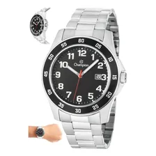 Rel贸gio Champion Qtz Masculino Em A莽o Ca31293t Foto mini 1