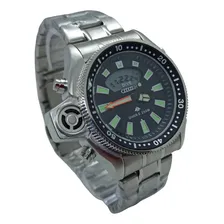 Rel贸gio Citizen Aqualand S茅rie Prata Fundo Preto Foto mini 1