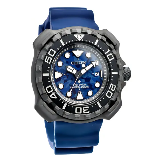 Relógio Citizen Ecodrive Marine Titanium Diver Bn0227-09l Foto 1