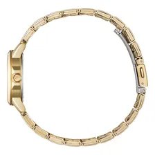 Rel贸gio Citizen Feminino EQ0603-59F Pulseira em A莽o Dourada Quartzo Fundo Preto Redondo Foto mini 2