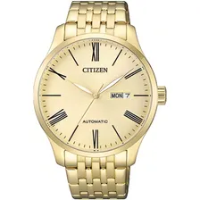 Rel贸gio Citizen Masculino Automatico Tz20804g Dourado A莽o Foto mini 1