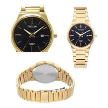Rel贸gio Citizen Masculino Ref: Tz20831u Social Dourado Foto mini 3