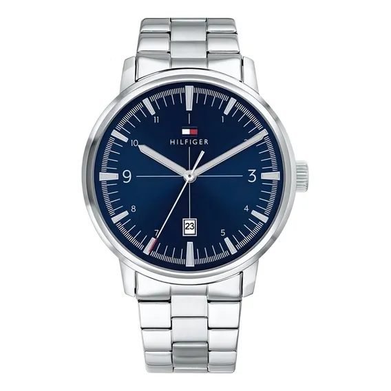 Relógio clássico masculino Tommy Hilfiger 1791753 em aço calendário Foto 1