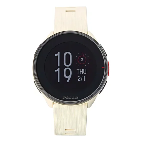 Relógio Corrida Unissex Gps Monitor Frequência Pacer Branco  Polar Foto 1