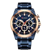 Rel贸gio Curren Azul Foto mini 1