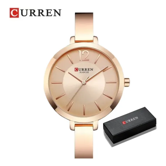 Relógio Curren Feminino Analógico C9042l - Rosa Foto 1