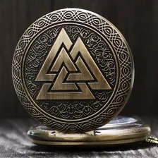 Rel贸gio De Bolso Valknut S铆mbolo N贸rdico - N贸 Dos Mortos Foto mini 2