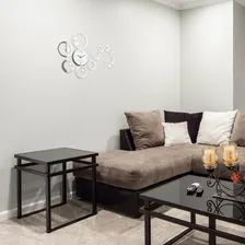 Rel贸gio De Parede Decorativo Espelhado Bolas Sala Cozinha Foto mini 4