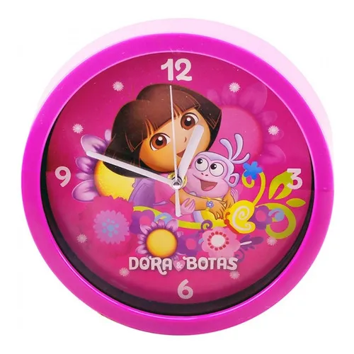 Relógio De Parede Rosa - Dora Aventureira Foto 1