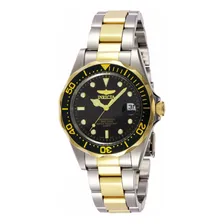 Relógio de pulso Invicta 8934 com corria de aço inoxidável cor aço/ouro - fondo preto Foto mini 1