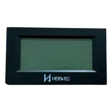 Rel贸gio Despertador Digital 2972 Luz Noturna Preto Herweg Foto mini 2