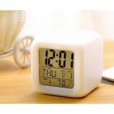 Relógio Despertador Digital Cubo Foto mini  2