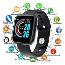 Rel贸gio Digital Inteligente D20 PRETO Smart Bracelet Foto mini 3