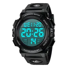 Rel贸gio digital masculino, rel贸gio militar, imperme谩vel Foto mini 1
