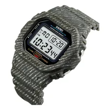 Rel贸gio digital Skmei 1471ag Rel贸gio masculino verde Foto mini 2