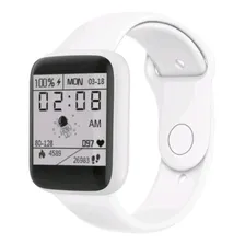 Rel贸gio Digital Smartwatch Y68 Caixa Branco Foto mini 1