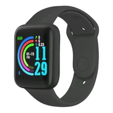 Relógio Digital Smartwatch Y68 Caixa Preto Foto  mini 1