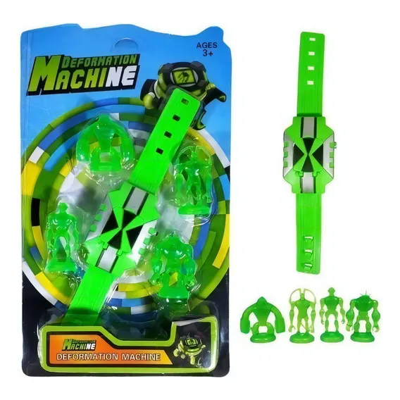 Rel贸gio Do Ben 10 Infantil Omnitrix C/ Luz E Som Foto 1