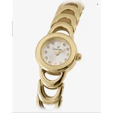 Rel贸gio Dourado Feminino Champion Original Foto mini 2