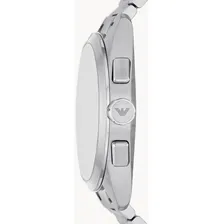 Relógio Emporio Armani Claudio Masc Crono Aço Inox Foto mini 4