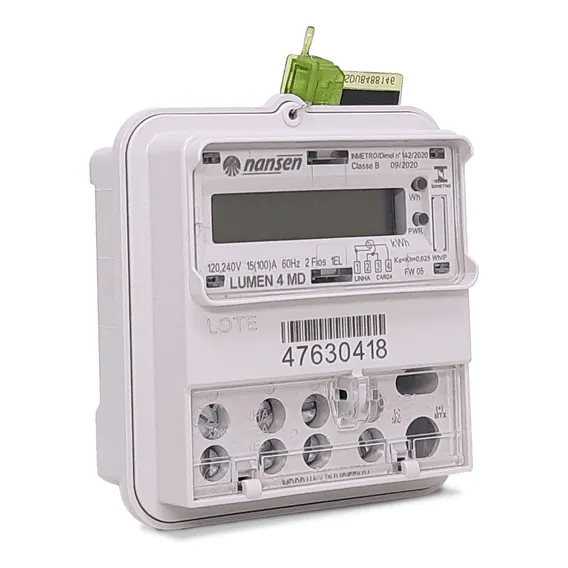 Relógio Energia Medidor Luz Consumo Monofásico Nansen Foto 1